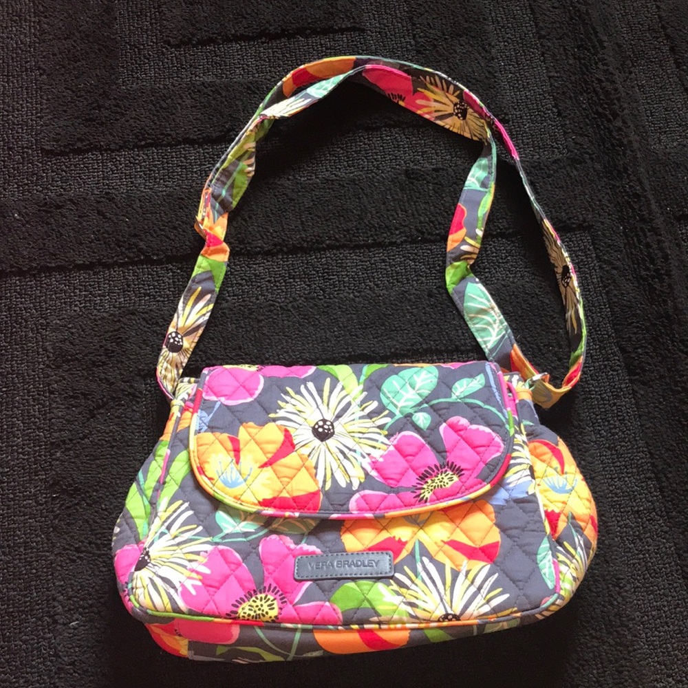 Vera Bradley Jazzy Blooms Cassidy Shoulder Bag - NEW
